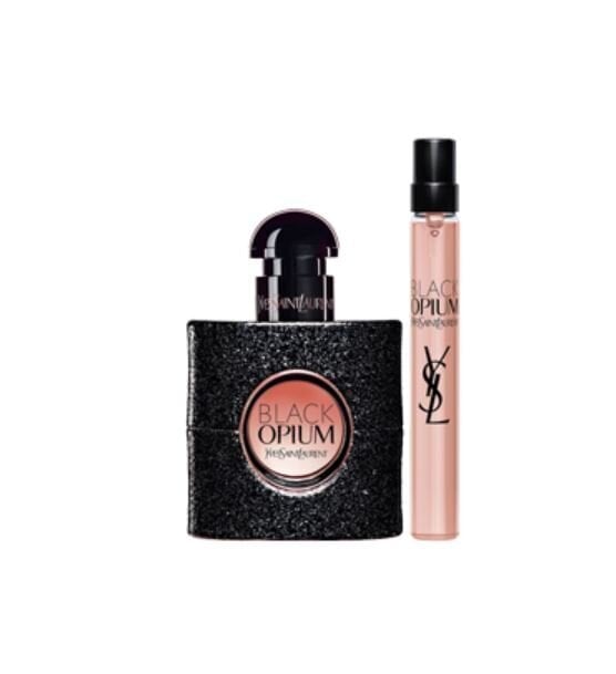 Komplekt Black Opium EDP naistele: parfüümvesi EDP, 30 ml + parfüümvesi EDP, 10 ml hind ja info | Naiste parfüümid | kaup24.ee