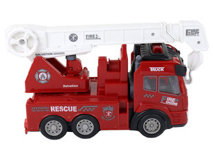 Rc tuletõrjeauto kraanaga Lean Toys hind ja info | Poiste mänguasjad | kaup24.ee