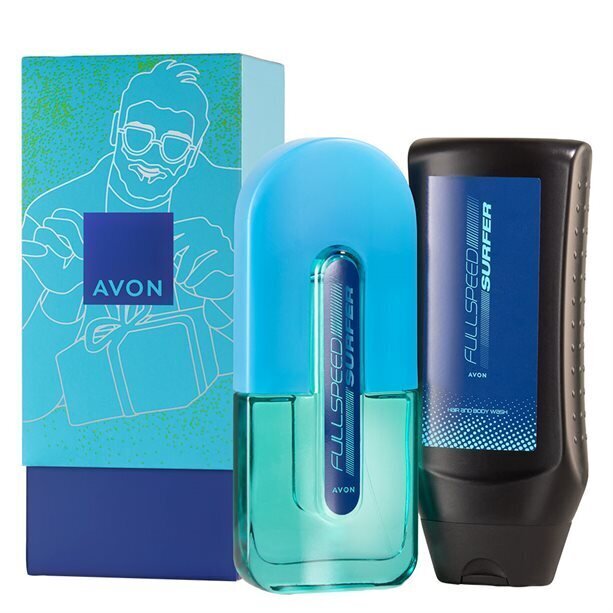 Komplekt meestele Avon Full Speed ​​​​Surfer цена и информация | Meeste parfüümid | kaup24.ee