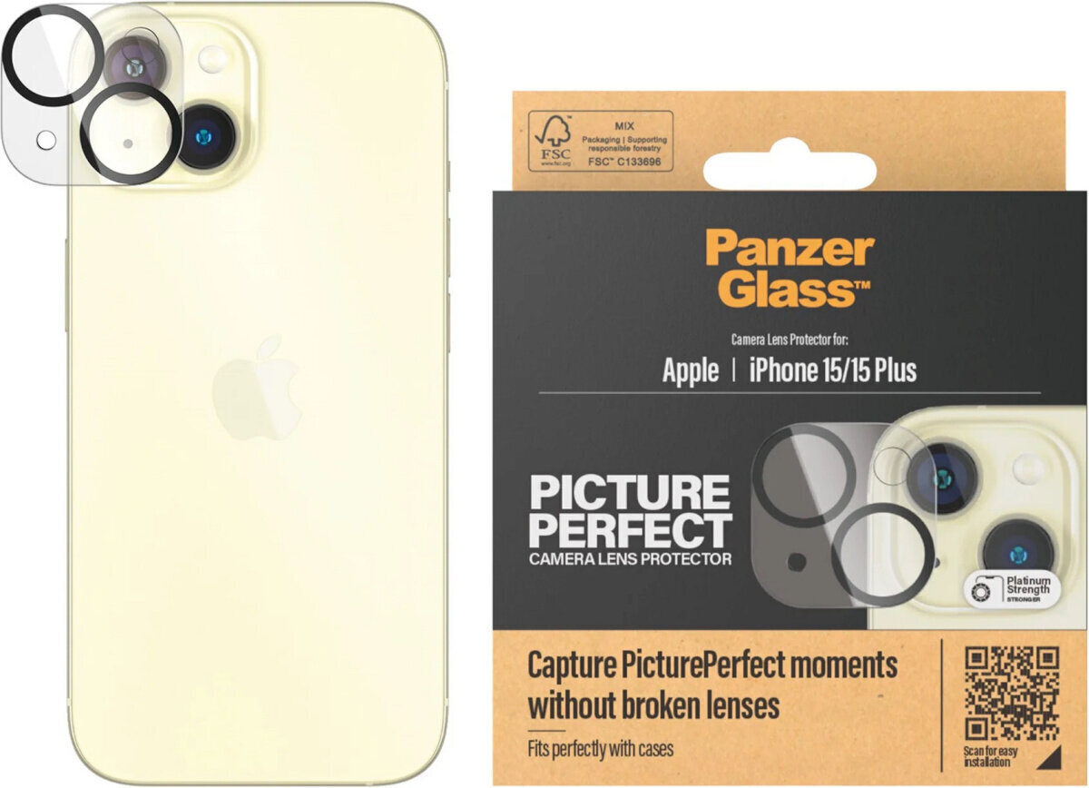 PanzerGlass Apple iPhone 15/15 Plus hind ja info | Ekraani kaitsekiled | kaup24.ee