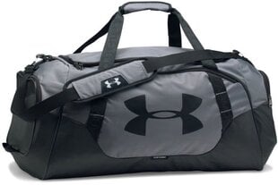 Spordikott Under Armour Undeniable Duffle 3.0, 56 l, hall/must hind ja info | Spordikotid, seljakotid | kaup24.ee