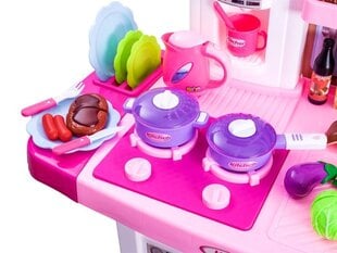 Interaktyvi virtuvė vaikams, rožinė цена и информация | Игрушки для девочек | kaup24.ee