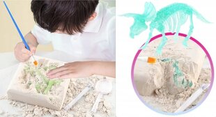 Kaevamiskomplekt lastele, pimedas helendav цена и информация | Развивающие игрушки | kaup24.ee