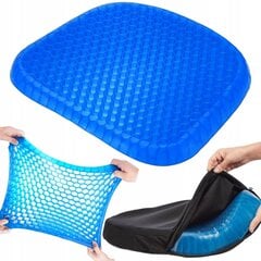 Ортопедическая гелевая подушка для сиденья, 38 х 32 х 3,5 см цена и информация | Подушки | kaup24.ee