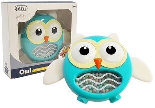 Mänguasi Owl Baby Teether Rattle Blue hind ja info | Imikute mänguasjad | kaup24.ee