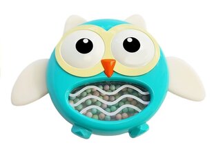 Mänguasi Owl Baby Teether Rattle Blue hind ja info | Imikute mänguasjad | kaup24.ee