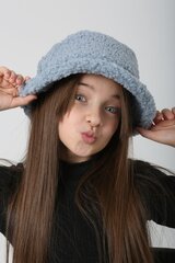 Tüdruku müts, sinine hind ja info | Tüdrukute mütsid, sallid, kindad | kaup24.ee
