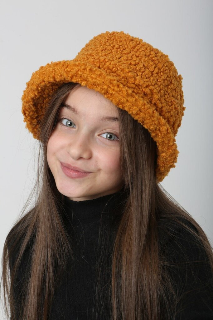 Tüdruku müts, pruun hind ja info | Tüdrukute mütsid, sallid, kindad | kaup24.ee