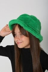 Tüdruku müts, roheline цена и информация | Шапки, перчатки, шарфы для девочек | kaup24.ee