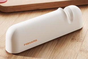 Точилка для ножей Fiskars FF Roll-Sharp, белый цена и информация | Ножи и аксессуары для них | kaup24.ee