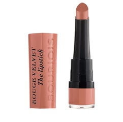 Huulepulk Bourjois Rouge Velvet 2.4 g, 01 Hey Nude! hind ja info | Huulepulgad, -läiked, -palsamid, vaseliin | kaup24.ee