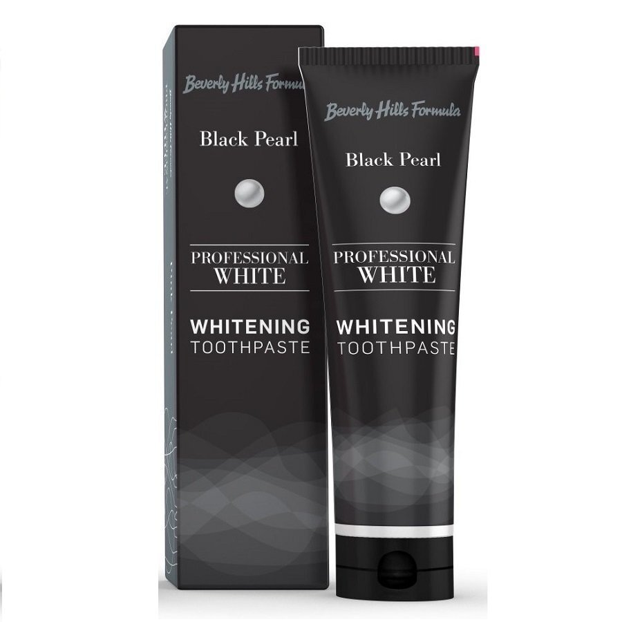Valgendav hambapasta Beverly Hills Professionals White Black Pearl 100 ml hind ja info | Suuhügieen | kaup24.ee