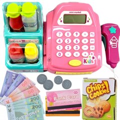 Mängukassa koos riiuli ja tarvikutega, Woopie, roosa hind ja info | Tüdrukute mänguasjad | kaup24.ee