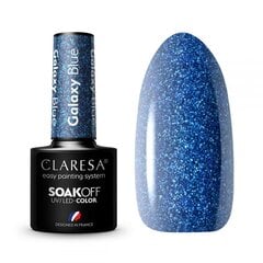 Стойкий гибридный гель лак для ногтей CLARESA Galaxy Blue, 5 г цена и информация | Лаки для ногтей, укрепители для ногтей | kaup24.ee