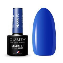 CLARESA стойкий гибридный гель лак для ногтей NEON 13, 5g. цена и информация | Лаки для ногтей, укрепители для ногтей | kaup24.ee