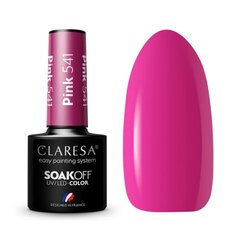 Стойкий гибридный гель лак для ногтей Claresa PINK 541, 5 г цена и информация | Лаки для ногтей, укрепители для ногтей | kaup24.ee