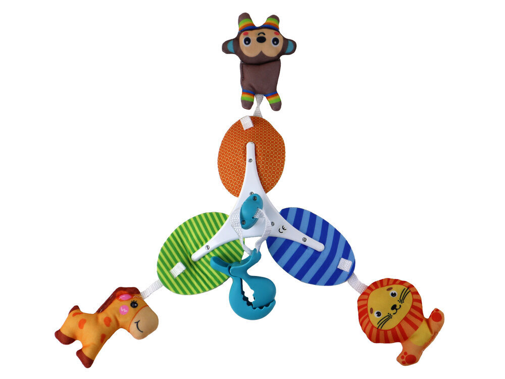 Klassikaline beebikarussell koos loomadega Lean Toys hind ja info | Imikute mänguasjad | kaup24.ee