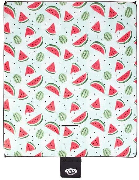 Piknikumatt Nils Camp Watermelons NC2312, 220x200 cm hind ja info | Matkamadratsid, matkamatid | kaup24.ee