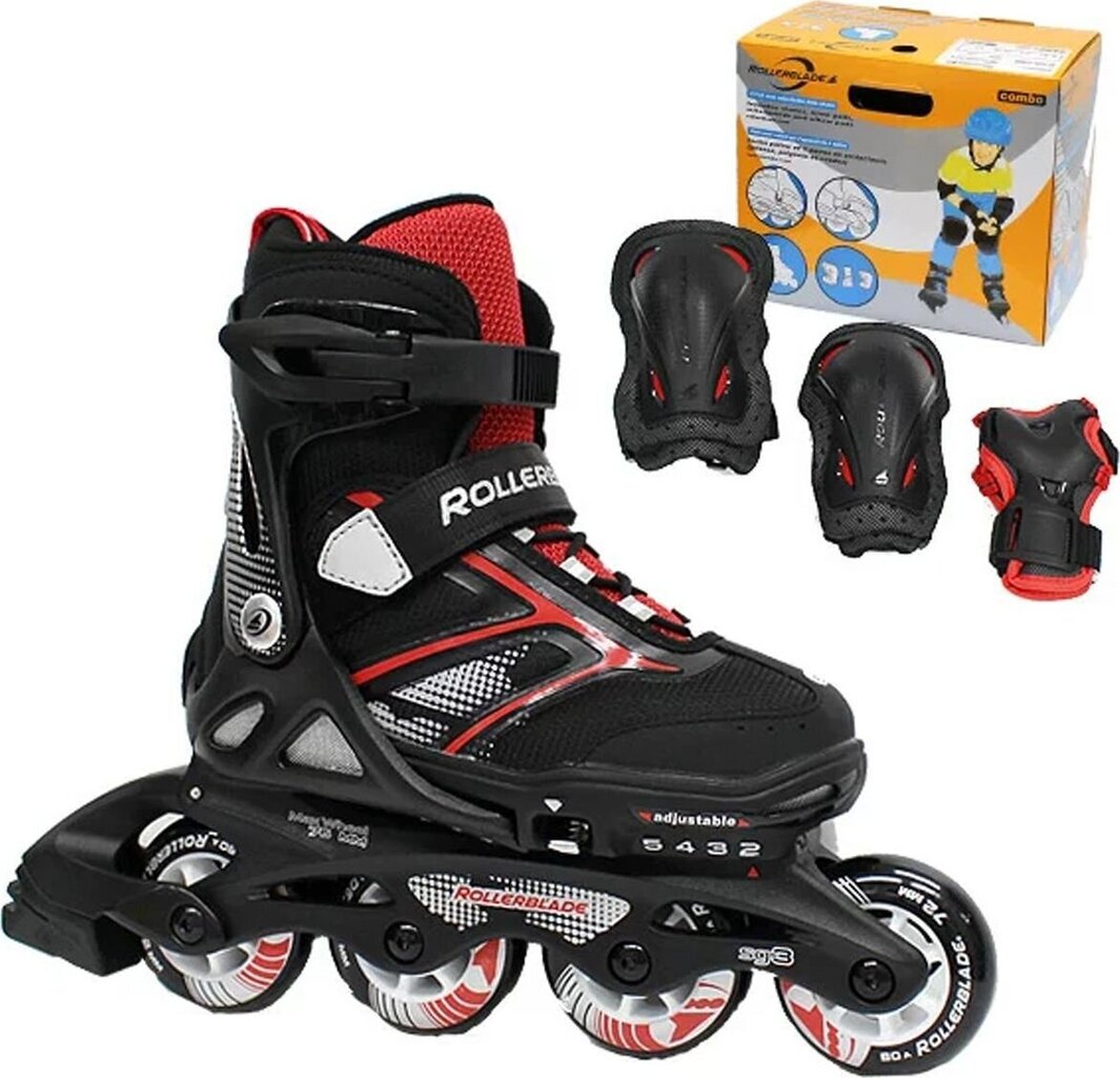 Rulluisud Rollerblade, must hind ja info | Rulluisud ja tarvikud | kaup24.ee