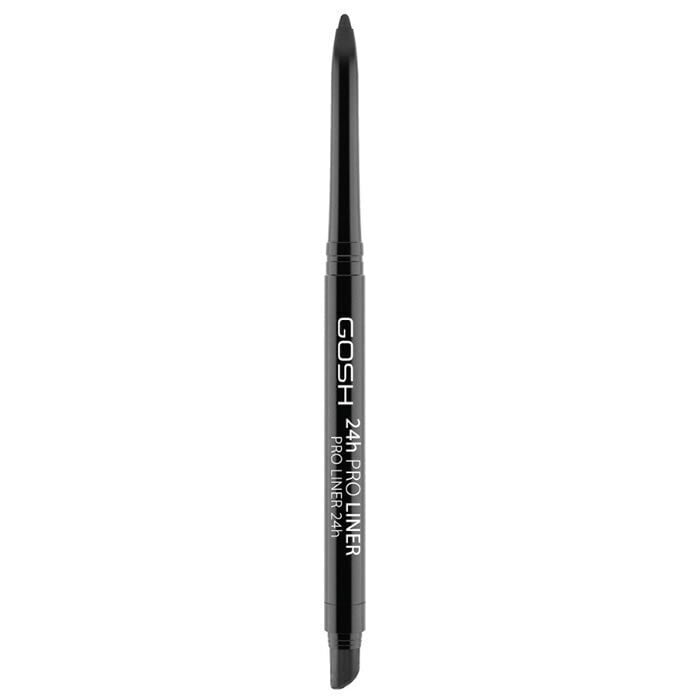 Silmapliiats Gosh 24 h Pro Liner 0.35 g, 002 Carbon Black цена и информация | Ripsmetušid, lauvärvid, silmapliiatsid, seerumid | kaup24.ee