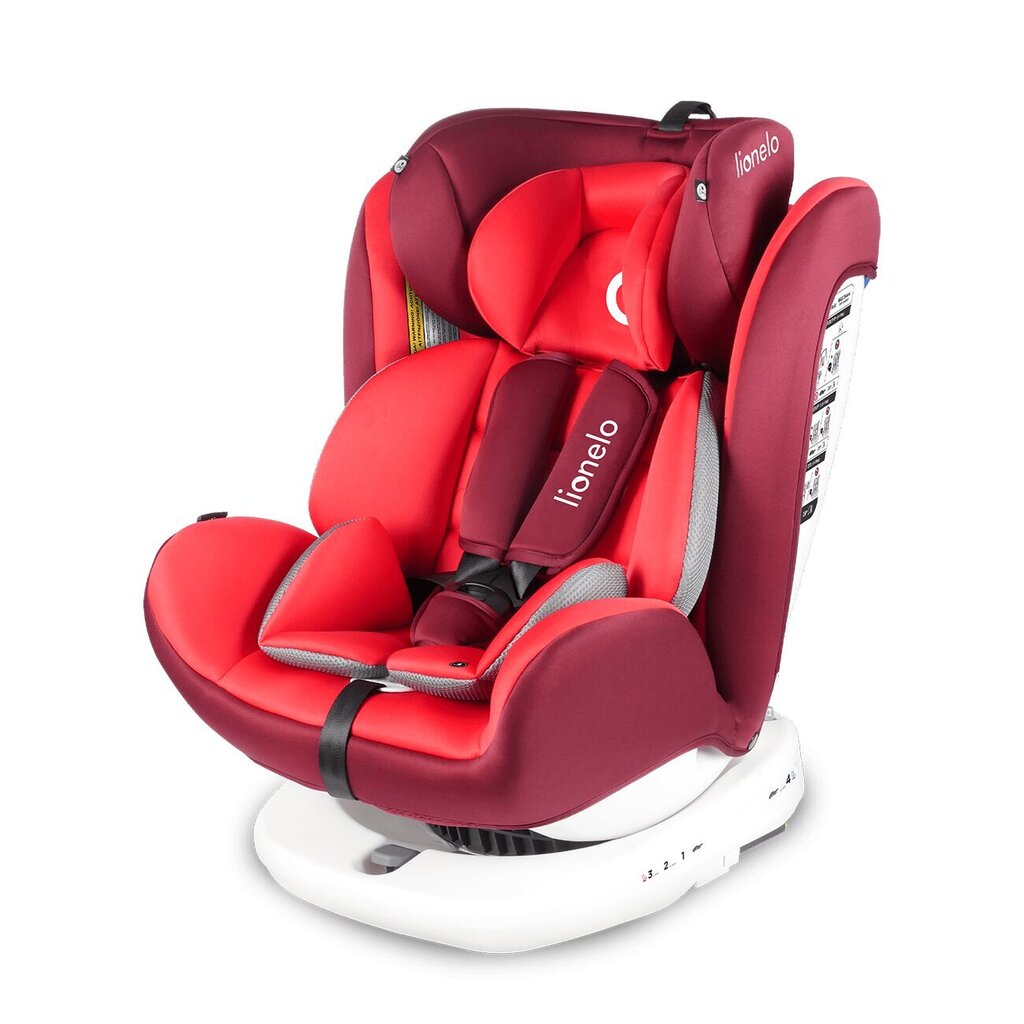 Turvatool Lionelo Bastiaan, 0-36 kg, red цена и информация | Turvatoolid | kaup24.ee