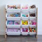 Laste mänguasjade riiul - korrastatud, hall цена и информация | Lastetoa riiulid | kaup24.ee