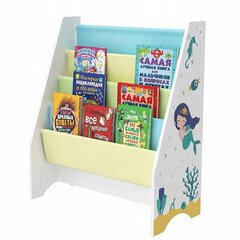 Laste raamaturiiul, värviline цена и информация | Полки для книг и игрушек | kaup24.ee