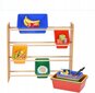 Suured riiulid värviliste konteineritega hind ja info | Lastetoa riiulid | kaup24.ee