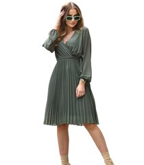 Abito Moda женское платье 232524 07, оливковый 232524*07-ONE цена и информация | Платья | kaup24.ee