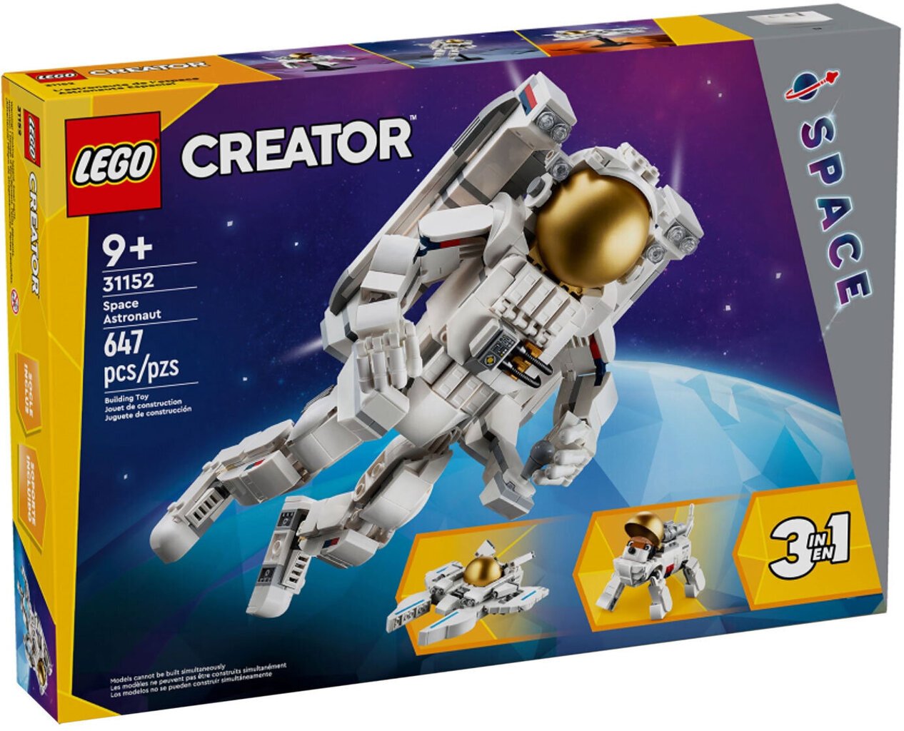 31152 Lego® Creator Astronaut kosmoses цена и информация | Klotsid ja konstruktorid | kaup24.ee