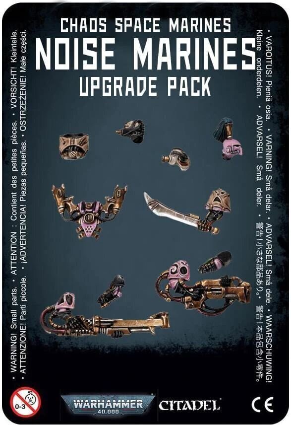 Figuuride tarvikute komplekt Warhammer 40k Chaos Space Marines Noise Marines Upgrade Pack hind ja info | Klotsid ja konstruktorid | kaup24.ee