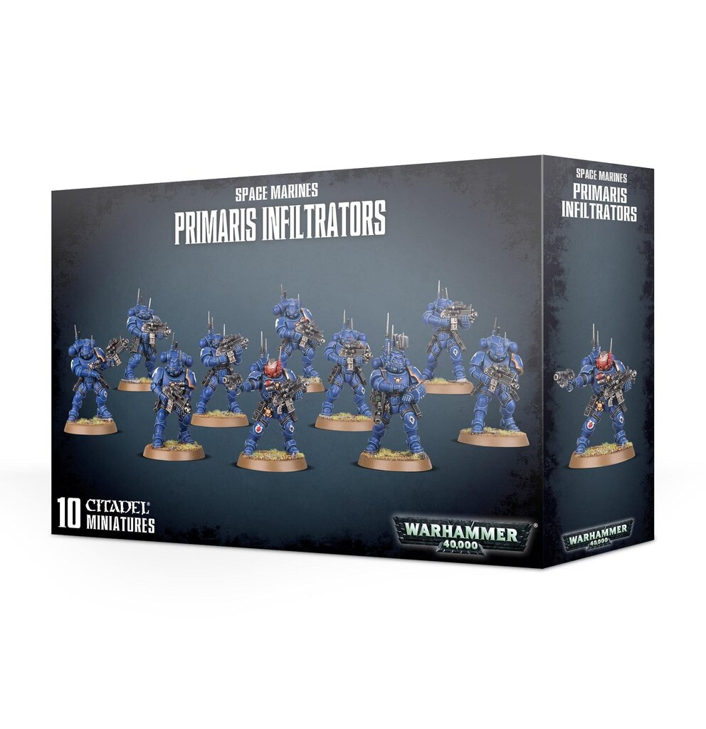 Konstruktor Space Marines Primaris Infiltrators, 266-osaline hind ja info | Klotsid ja konstruktorid | kaup24.ee