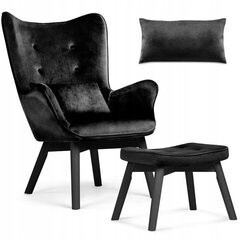 Кресло Sofatel, черное цена и информация | Кресла в гостиную | kaup24.ee