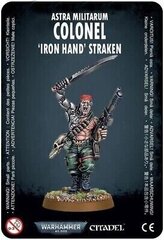 Kokkupandud figuur Warhammer 40k Astra Militarum Colonel Straken hind ja info | Klotsid ja konstruktorid | kaup24.ee