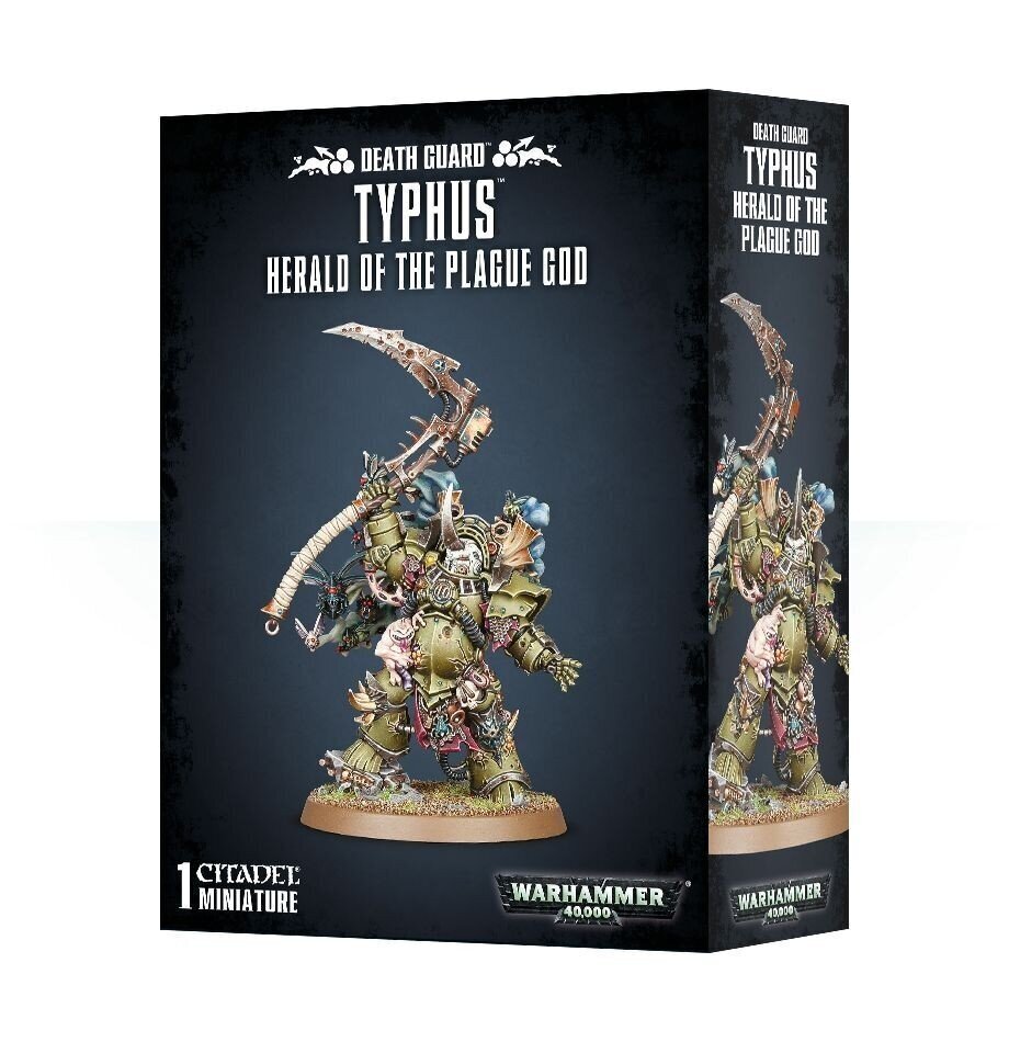 Konstruktor Death Guard Typhus, Herald of the Plague God Games Workshop цена и информация | Klotsid ja konstruktorid | kaup24.ee