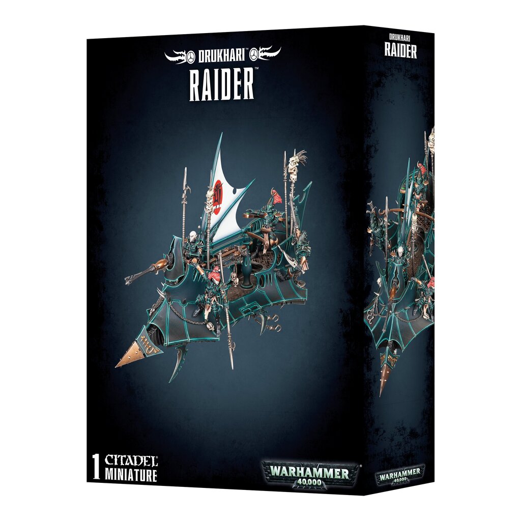 Kokkupandud figuur Warhammer 40k Drukhari Raider цена и информация | Klotsid ja konstruktorid | kaup24.ee