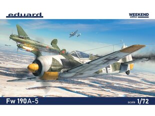 Konstruktor Eduard - Focke-Wulf Fw 190A-5 Weekend edition, 1/72, 7470 hind ja info | Klotsid ja konstruktorid | kaup24.ee