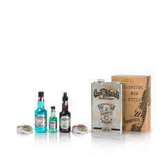 Beardburys Genuine Men komplekt: šampoon 330 ml + pihusti 100 ml + 3-in-1 puhastusvahend 100 ml + vaha 30 ml + pomaad 30 ml hind ja info | Raseerimisvahendid | kaup24.ee