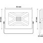 Avide LED välisprožektor 10W 800lm цена и информация | Aia- ja õuevalgustid | kaup24.ee