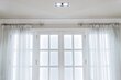 Single metal curtain rod 19 mm OLIMP, 400 cm, white painted hind ja info | Kardinapuud | kaup24.ee