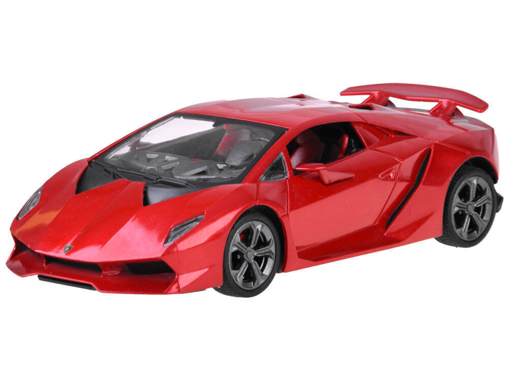 Punane Lamborghini puldiga auto цена и информация | Poiste mänguasjad | kaup24.ee
