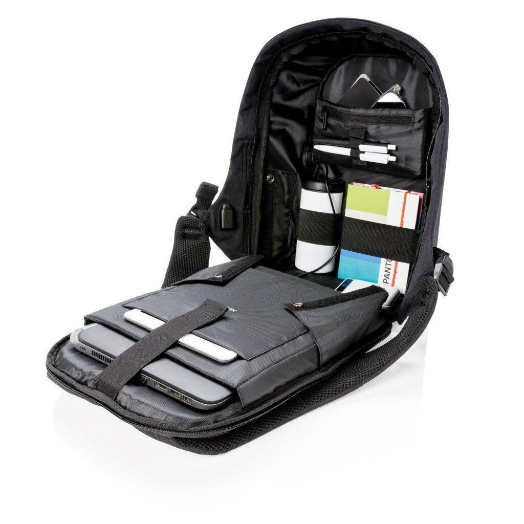 Seljakott XD-Design Bobby Compact, 11L, must/valge hind ja info | Koolikotid, sussikotid | kaup24.ee