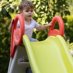 Liumägi Slide Smoby Wave Slide Funny II Solo, 200 cm, kollane цена и информация | Горки и лесенки | kaup24.ee