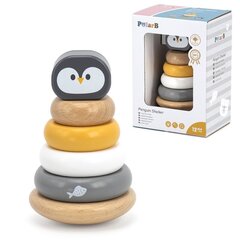 Viga Educational Pyramid - Penguin цена и информация | Игрушки для малышей | kaup24.ee