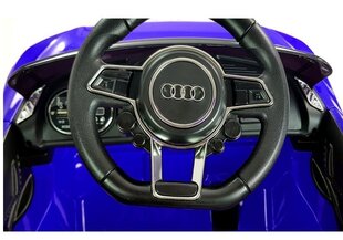 Детский одноместный электромобиль Audi R8 Spyder, синий цена и информация | Электромобили для детей | kaup24.ee