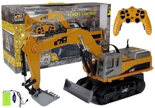 Rc ekskavaator 678, kollane hind ja info | Poiste mänguasjad | kaup24.ee