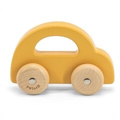 Puidust tõukeauto Viga PolarB, kollane hind ja info | Imikute mänguasjad | kaup24.ee