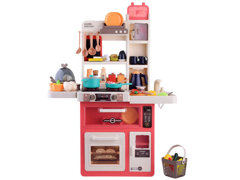 Детская мини-кухня с аксессуарами, 63 предмета, красная цена и информация | Игрушки для девочек | kaup24.ee