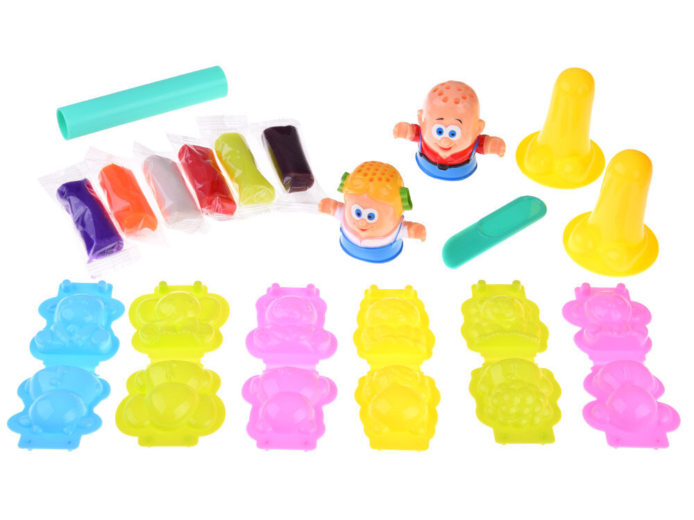 Loominguline plastiliini komplekt kujunditega Loomad hind ja info | Arendavad mänguasjad | kaup24.ee