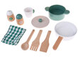 Laste kööginurk koos tarvikutega, roheline цена и информация | Tüdrukute mänguasjad | kaup24.ee